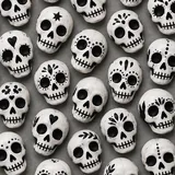 échantillon tête de mort