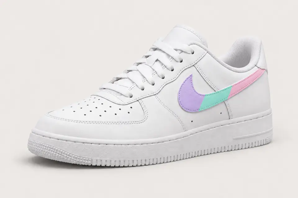 Air Force 1 Pastel Homme coloris pastel, vue de trois quarts
