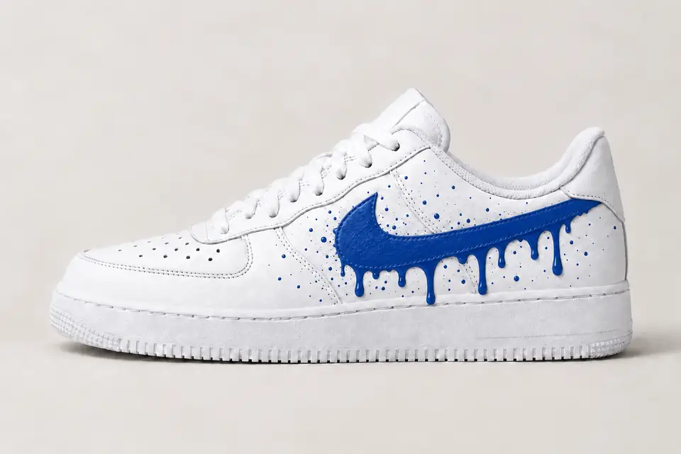 Air Force Bébé Garçon Drip coloris bleu, vue de profil