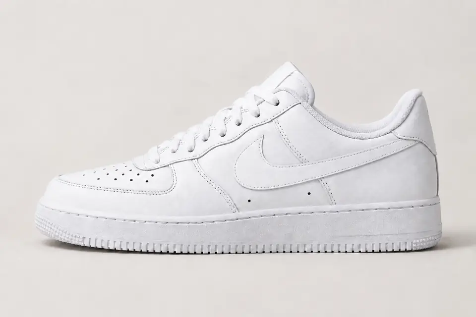 Air Force One Bébé Blanche coloris blanc, vue de profil