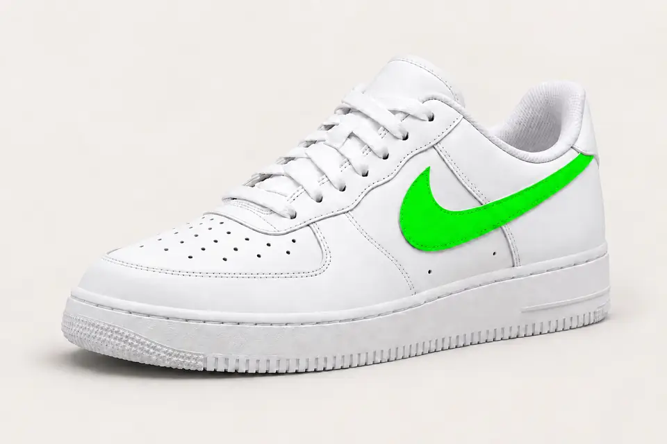 Air Force One Fleur de Cerisier coloris noir, vue de trois quarts