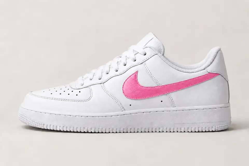 Air Force One Rose Gold Femme coloris rose, vue de profil