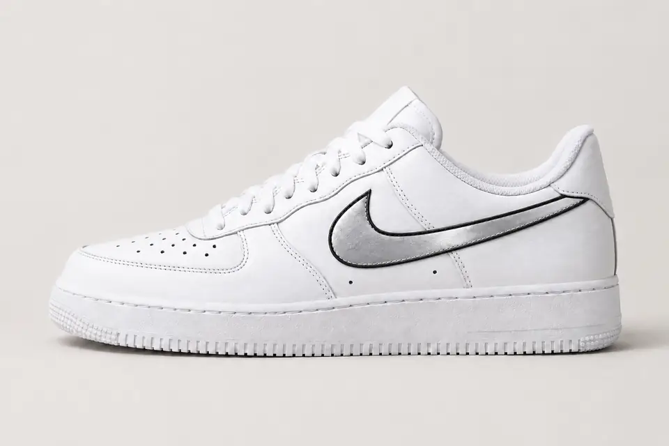 Air Force Réfléchissante coloris noir, vue de profil