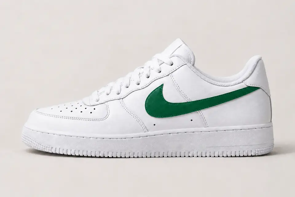 Air Force Vert Kaki Femme coloris vert, vue de profil